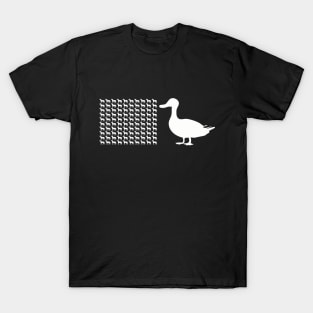 100 Duck Sized Horses or 1 Horse Sized Duck?? T-Shirt